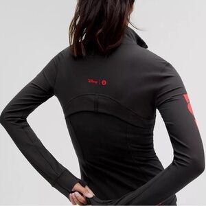 Lululemon X Disney Black Define Jacket with Red Accents